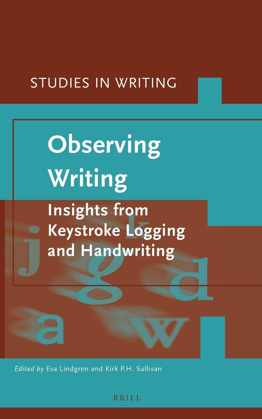 Vorderes Coverbild Observing Writing