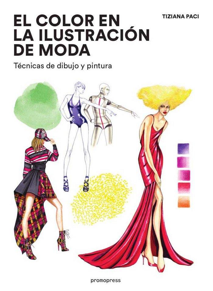 Vorderes Coverbild Color en la ilustración de moda, El - Técnicas de pintura y dibujo