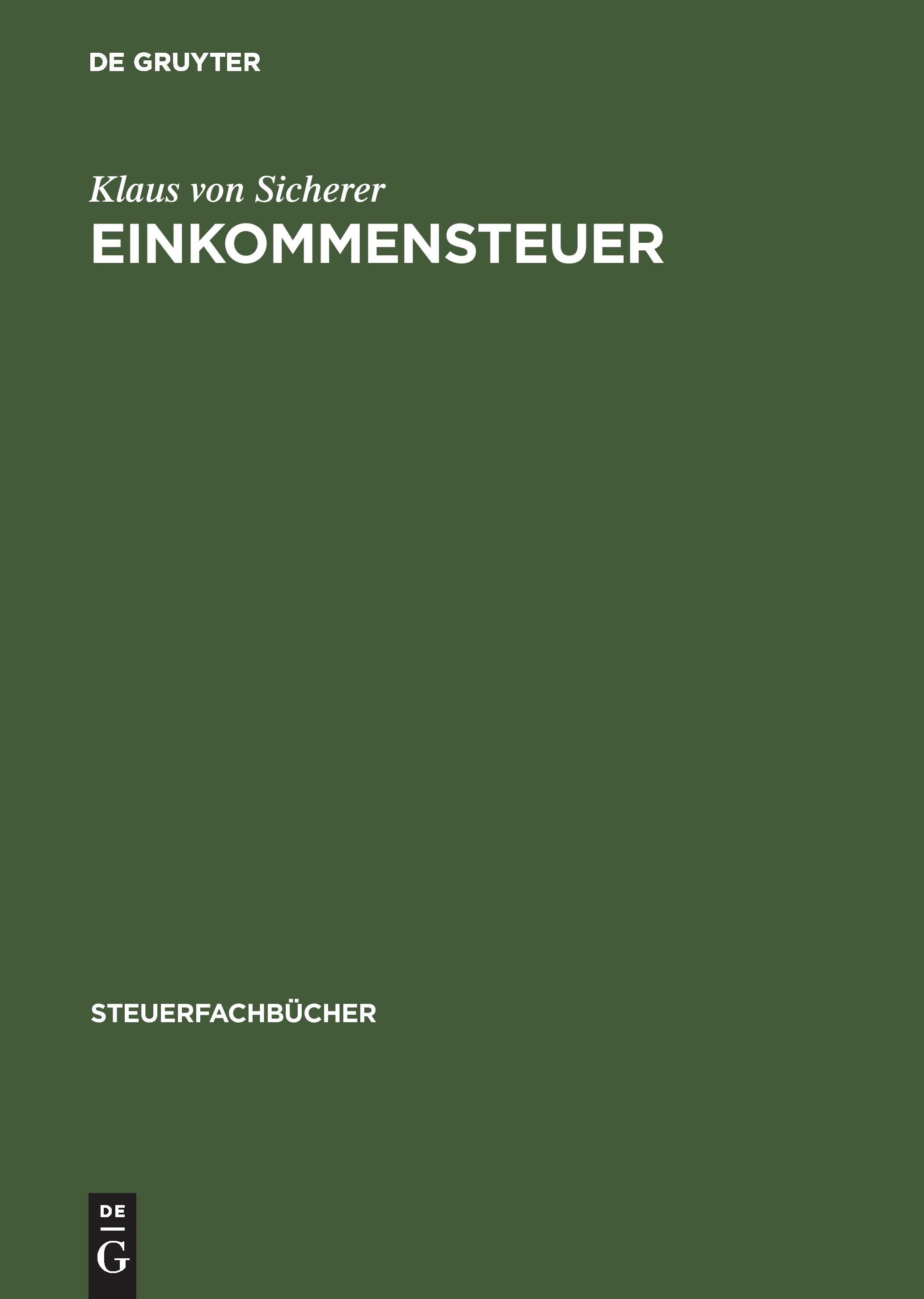Vorderes Coverbild Einkommensteuer