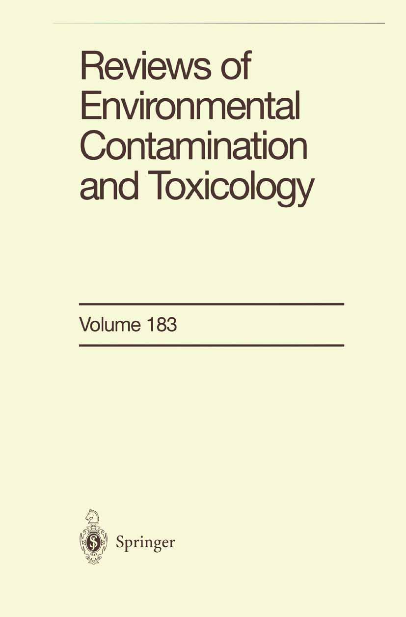 Vorderes Coverbild Reviews of Environmental Contamination and Toxicology