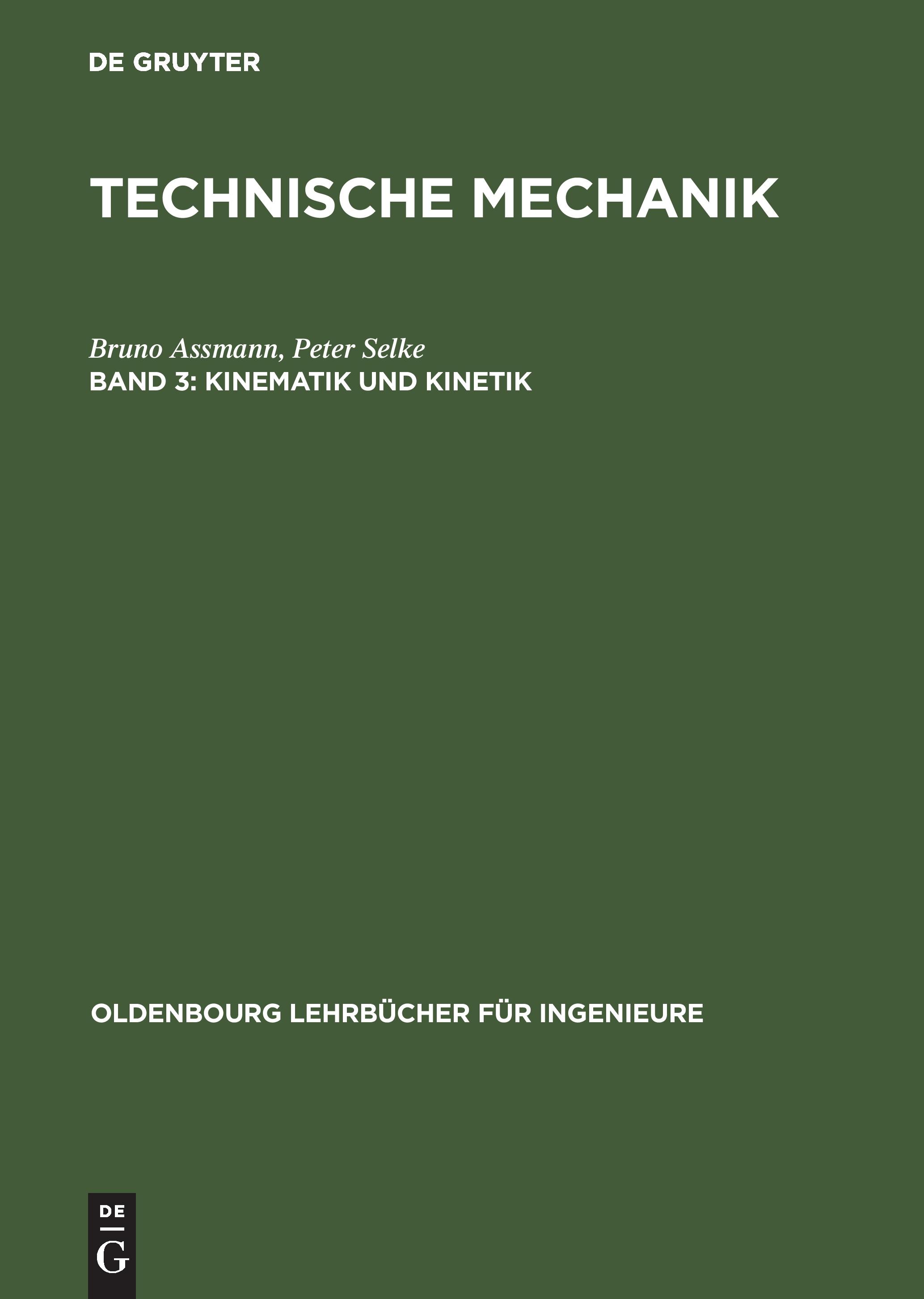 Vorderes Coverbild Kinematik und Kinetik