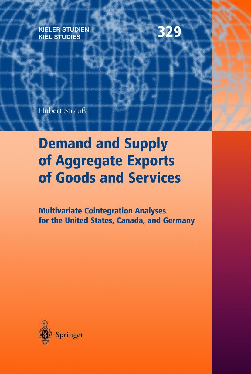Vorderes Coverbild Demand and Supply of Aggregate Exports of Goods and Services
