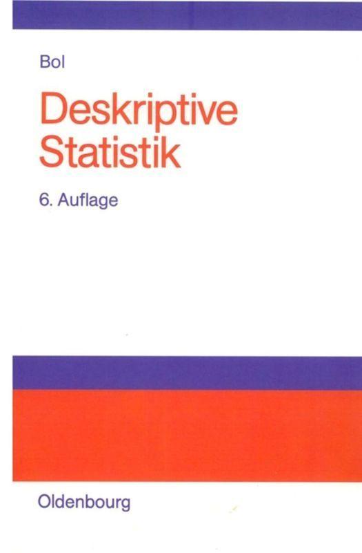 Vorderes Coverbild Deskriptive Statistik