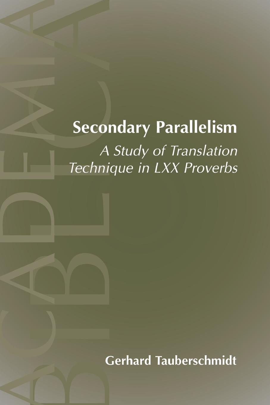 Vorderes Coverbild Secondary Parallelism