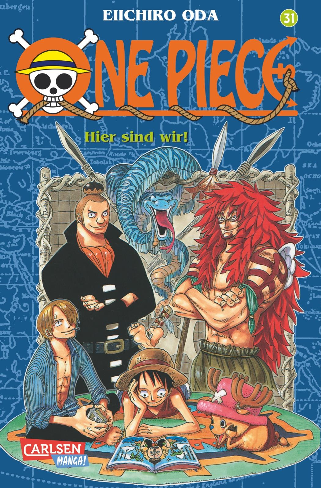 Vorderes Coverbild One Piece 31. Hier sind wir!