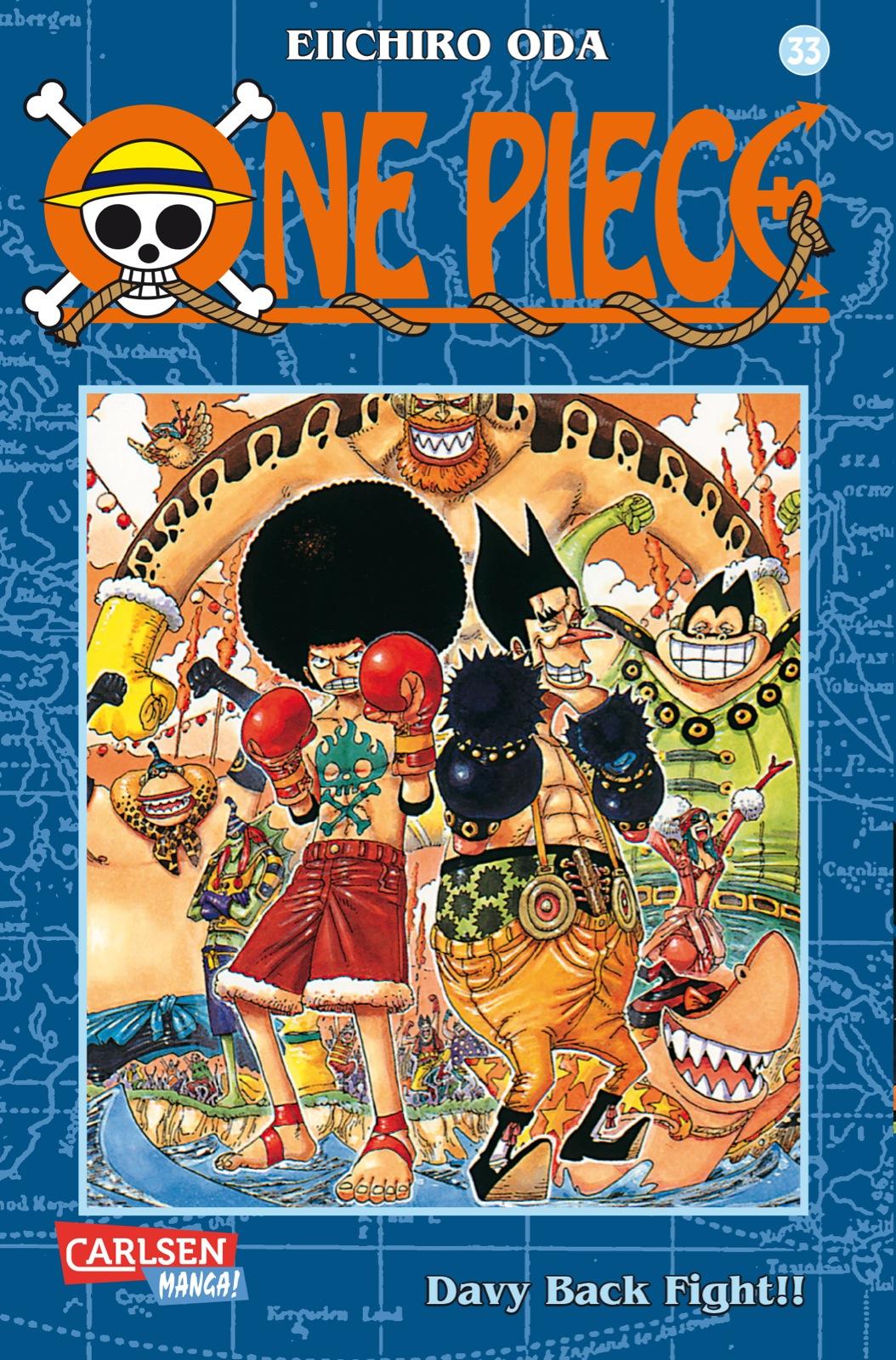 Vorderes Coverbild One Piece 33. Davy Back Fight!!