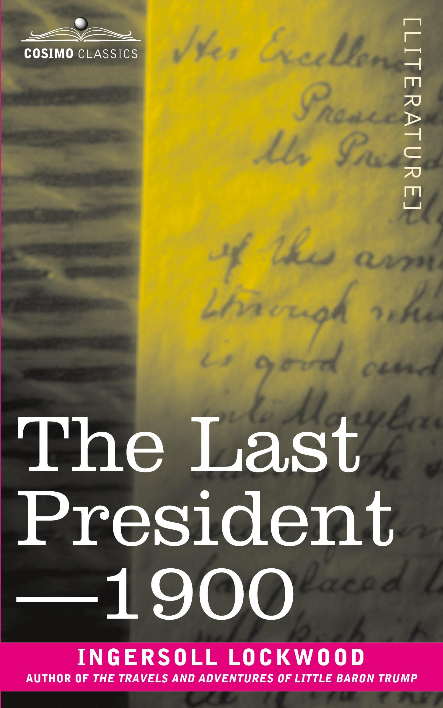 Vorderes Coverbild The Last President or 1900