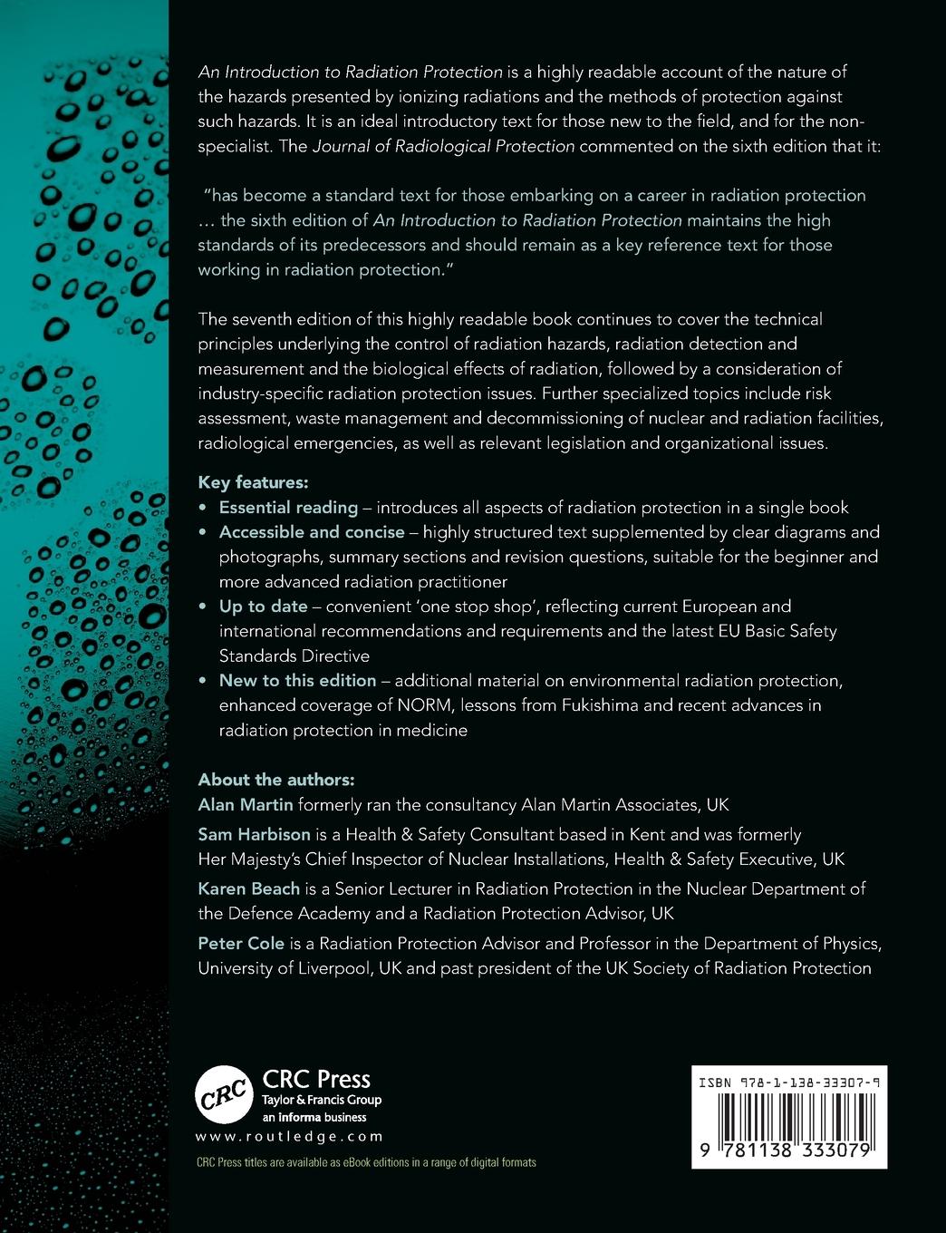 Rückseitencover An Introduction to Radiation Protection