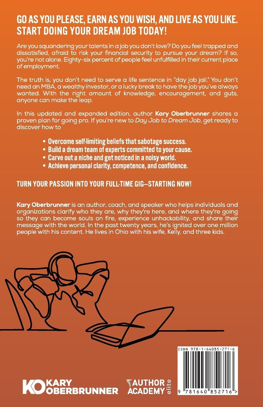 Rückseitencover Day Job to Dream Job