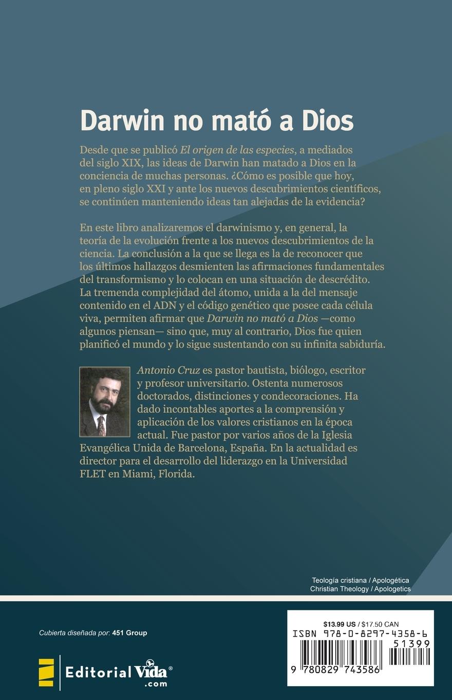 Rückseitencover Darwin No Mato a Dios
