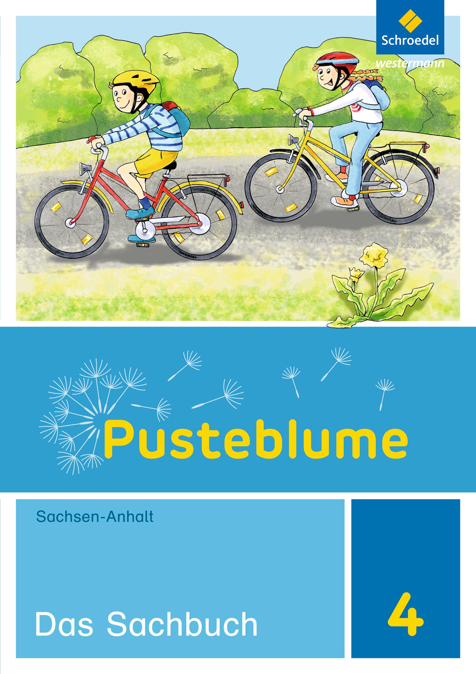 Vorderes Coverbild Pusteblume. Das Sachbuch 4. Schulbuch. Sachsen-Anhalt