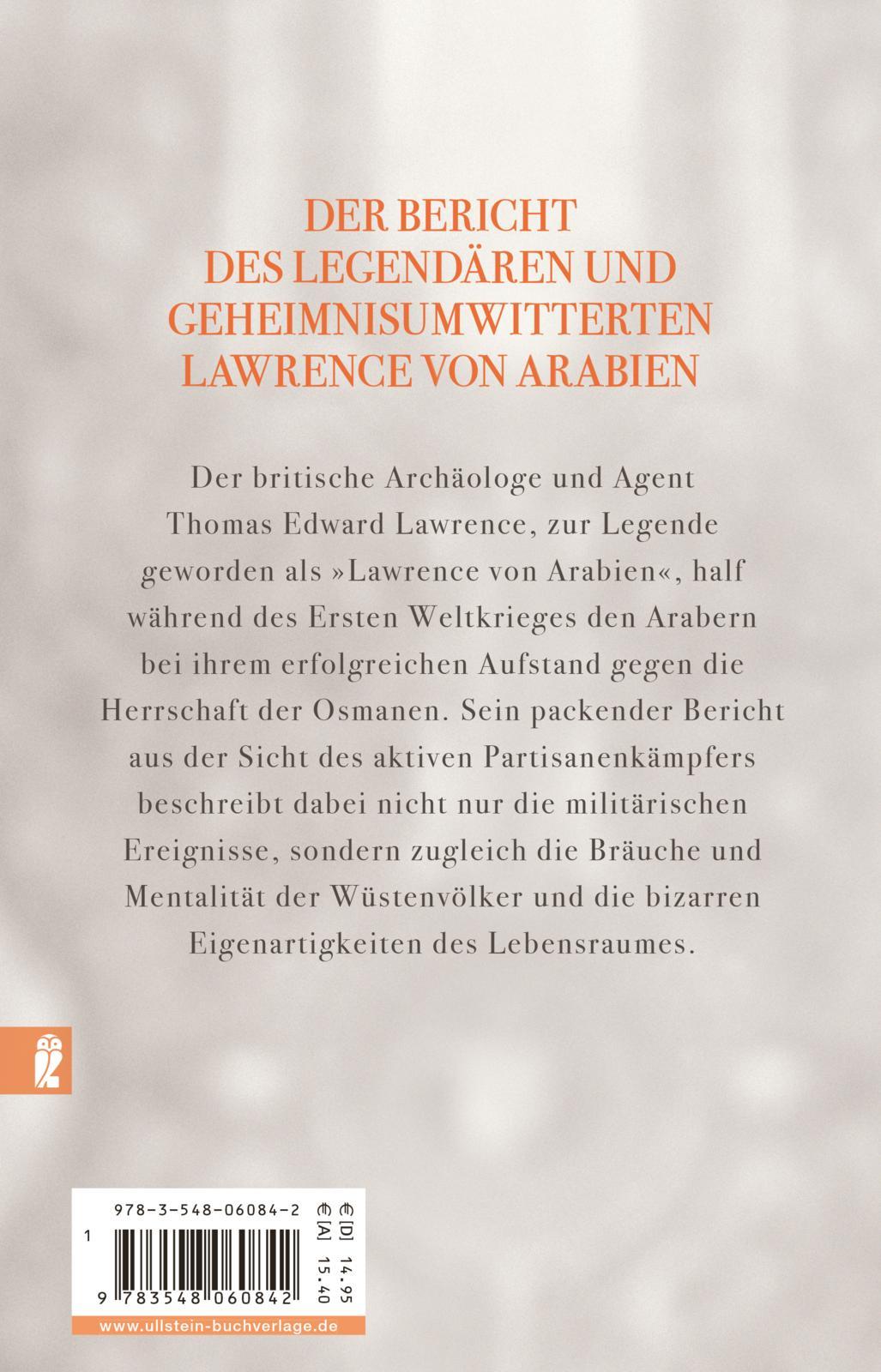 Rückseitencover Die sieben Säulen der Weisheit
