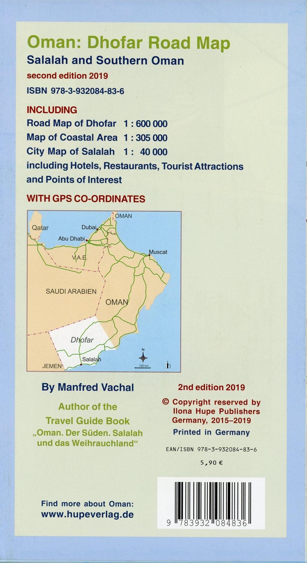 Beispielinhalt (Bild) Oman: Dhofar Road Map