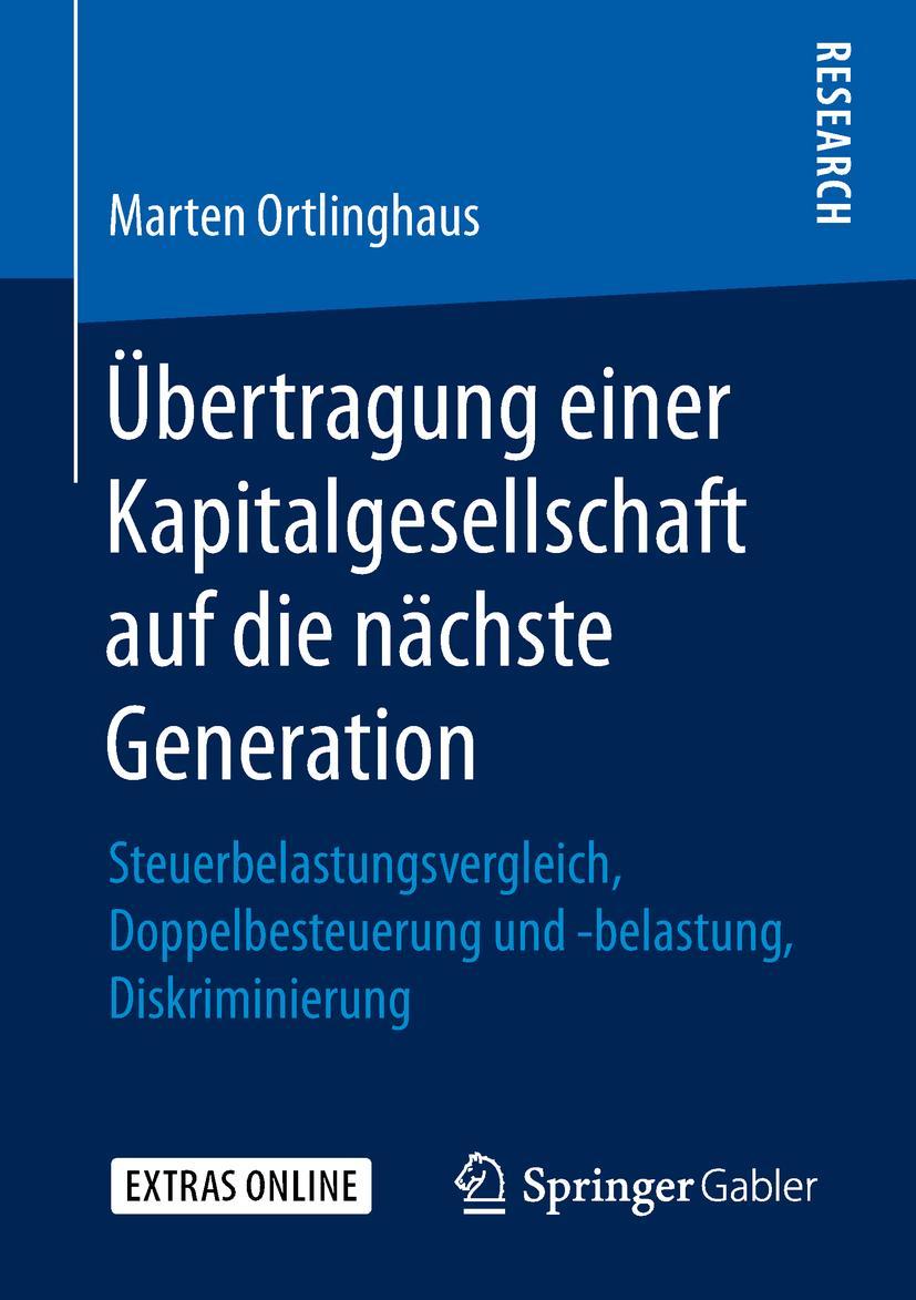 Vorderes Coverbild Übertragung einer Kapitalgesellschaft auf die nächste Generation