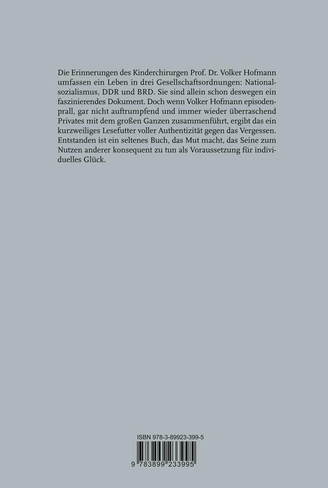 Rückseitencover Er aber zog seine Straße fröhlich