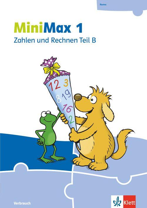 Vorderes Coverbild MiniMax 1. Schülerpaket (4 Themenhefte: Zahlen und Rechnen A, Zahlen und Rechnen B, Größen und Sachrechnen, Geometrie) - Verbrauchsmaterial Klasse 1