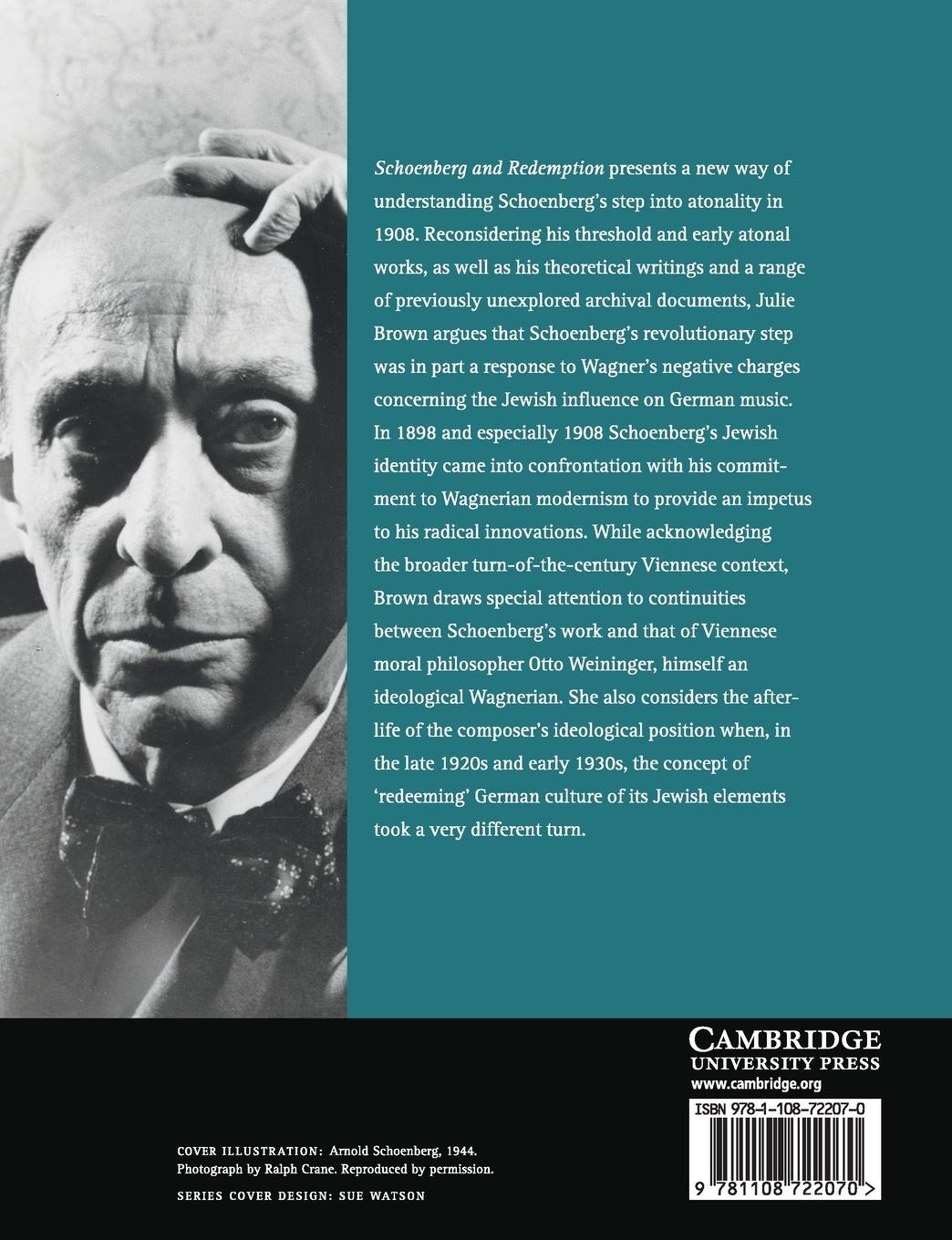 Rückseitencover Schoenberg and Redemption