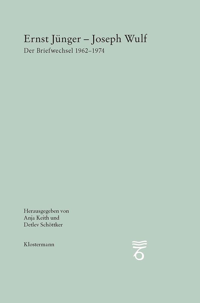 Vorderes Coverbild Ernst Jünger - Joseph Wulf