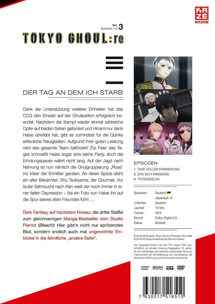 Vorderes Coverbild Tokyo Ghoul: re