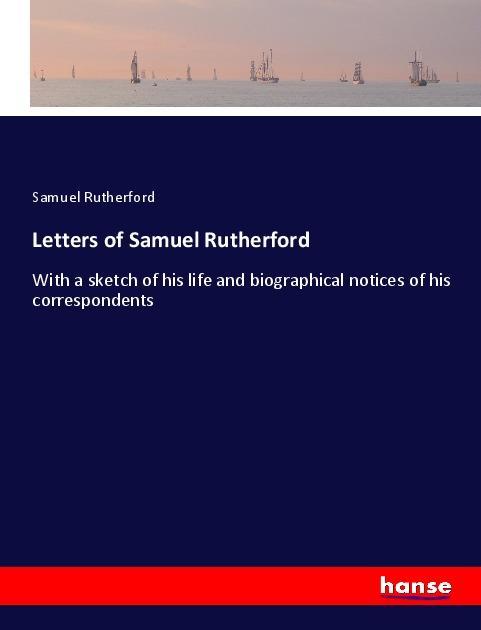 Vorderes Coverbild Letters of Samuel Rutherford