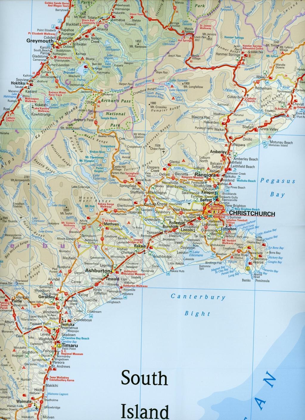 Beispielinhalt (Bild) Reise Know-How Landkarte Neuseeland 1 : 1.000.000