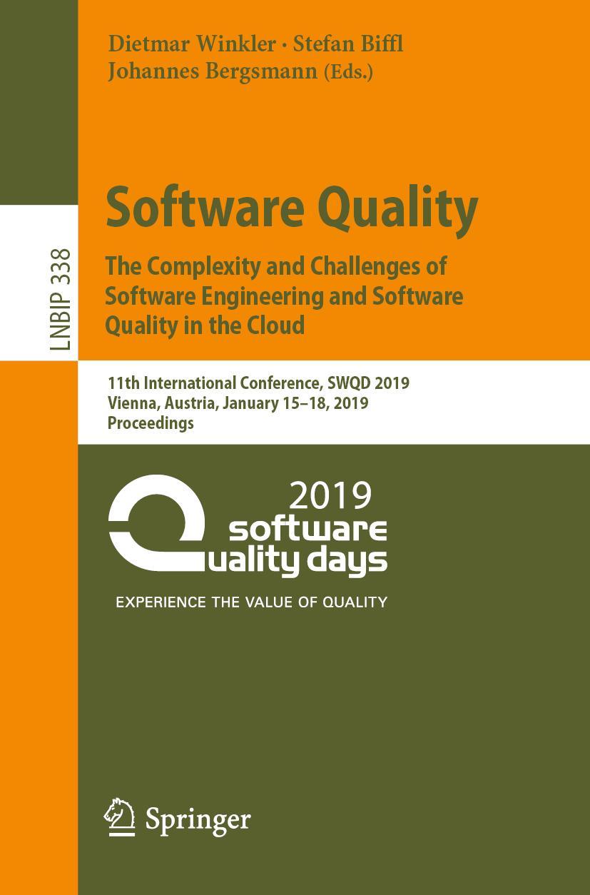 Vorderes Coverbild Software Quality: The Complexity and Challenges of Software Engineering and Software Quality in the Cloud