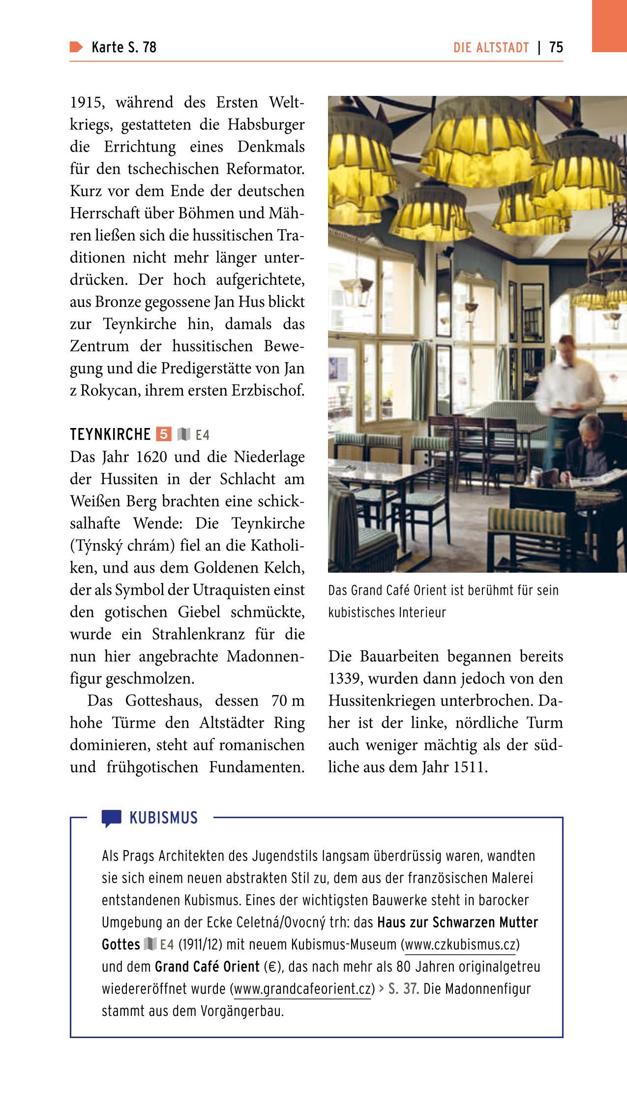 Beispielinhalt (Bild) POLYGLOTT on tour Reiseführer Prag
