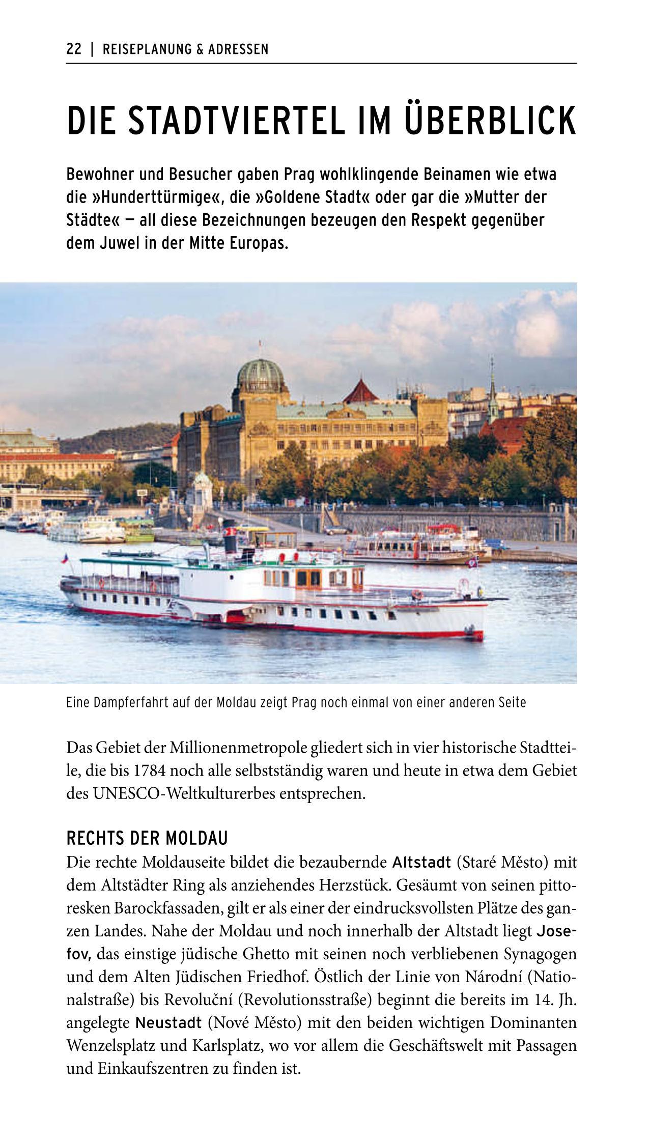 Beispielinhalt (Bild) POLYGLOTT on tour Reiseführer Prag