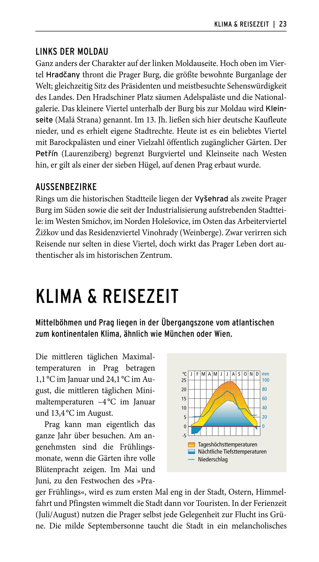 Beispielinhalt (Bild) POLYGLOTT on tour Reiseführer Prag