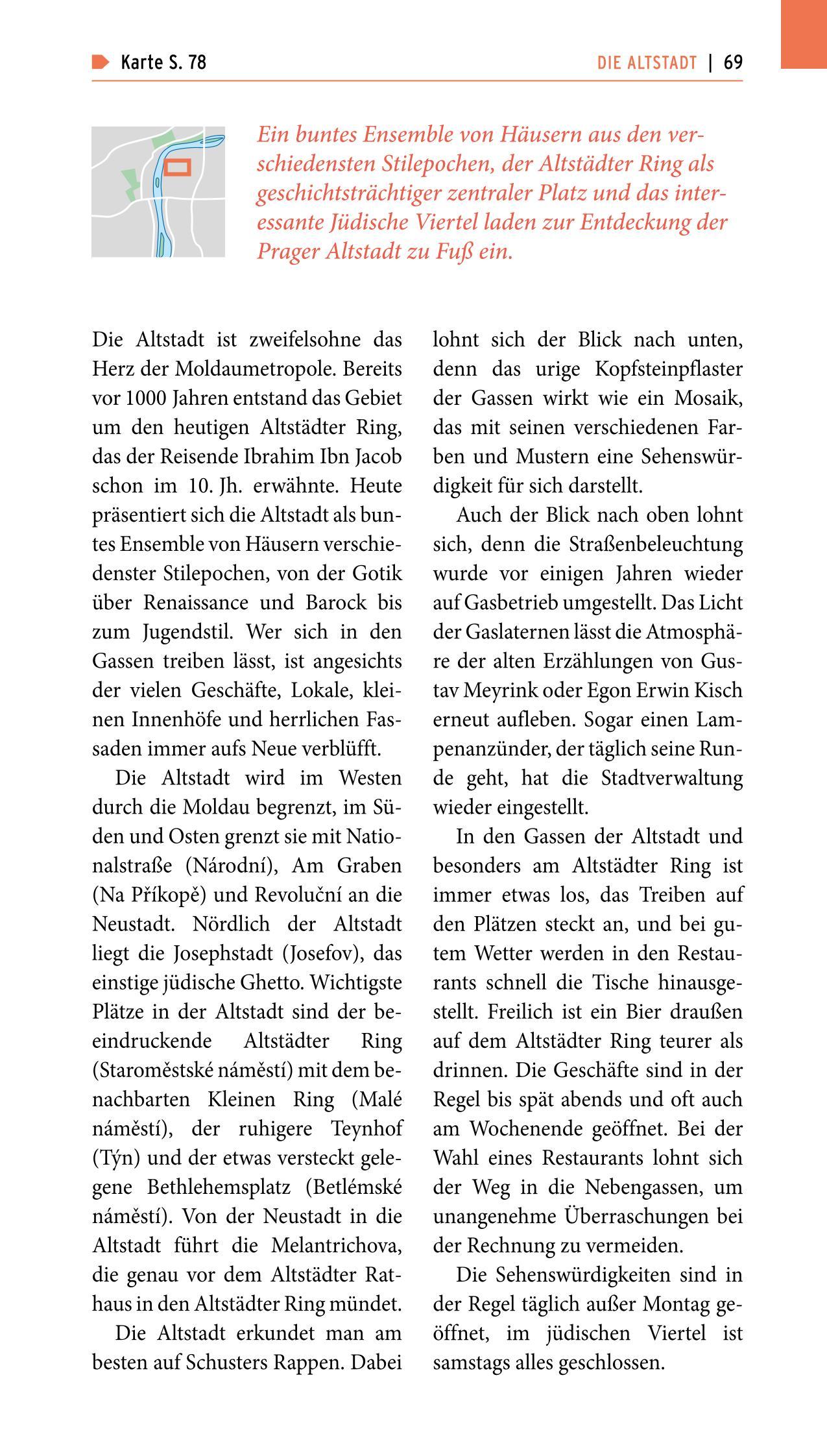 Beispielinhalt (Bild) POLYGLOTT on tour Reiseführer Prag