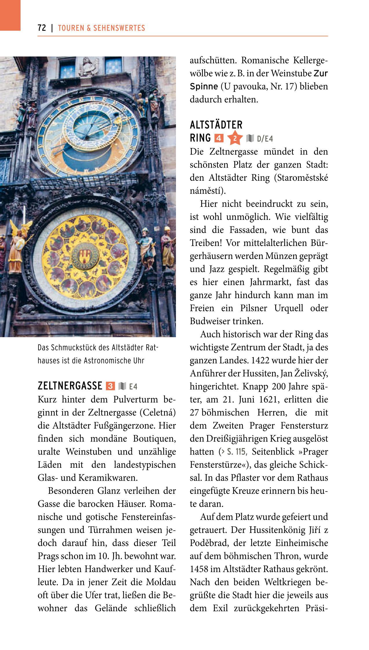 Beispielinhalt (Bild) POLYGLOTT on tour Reiseführer Prag