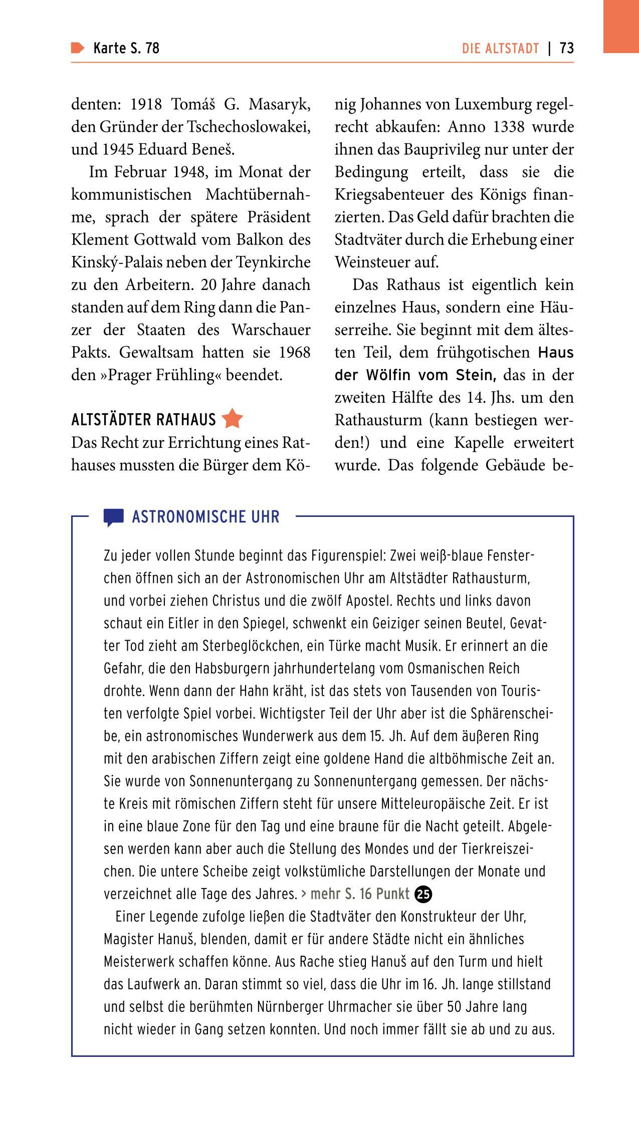 Beispielinhalt (Bild) POLYGLOTT on tour Reiseführer Prag