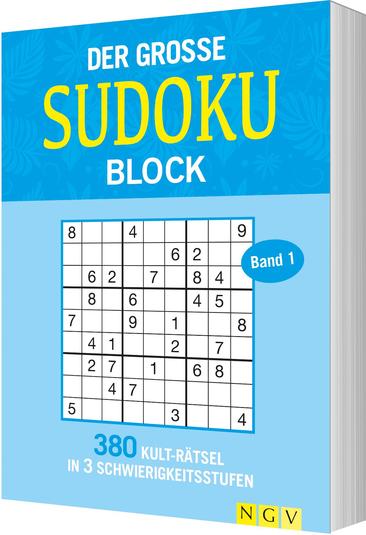 Vorderes Coverbild Der große Sudokublock Band 1