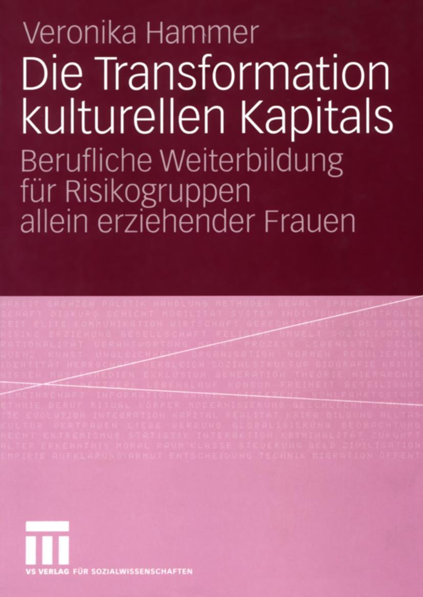 Vorderes Coverbild Die Transformation kulturellen Kapitals