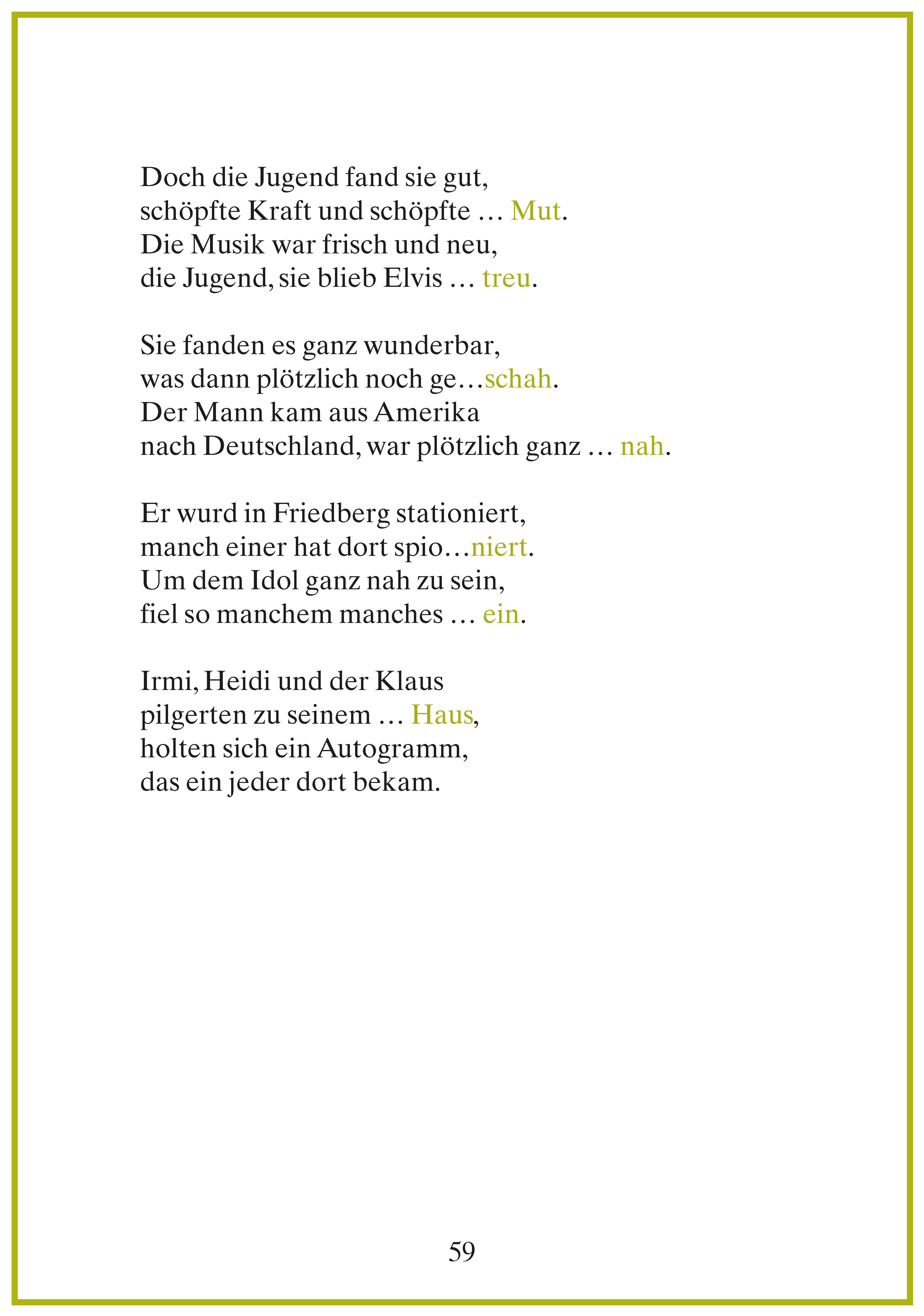 Beispielinhalt (Bild) Lücken-Geschichten in Reimen