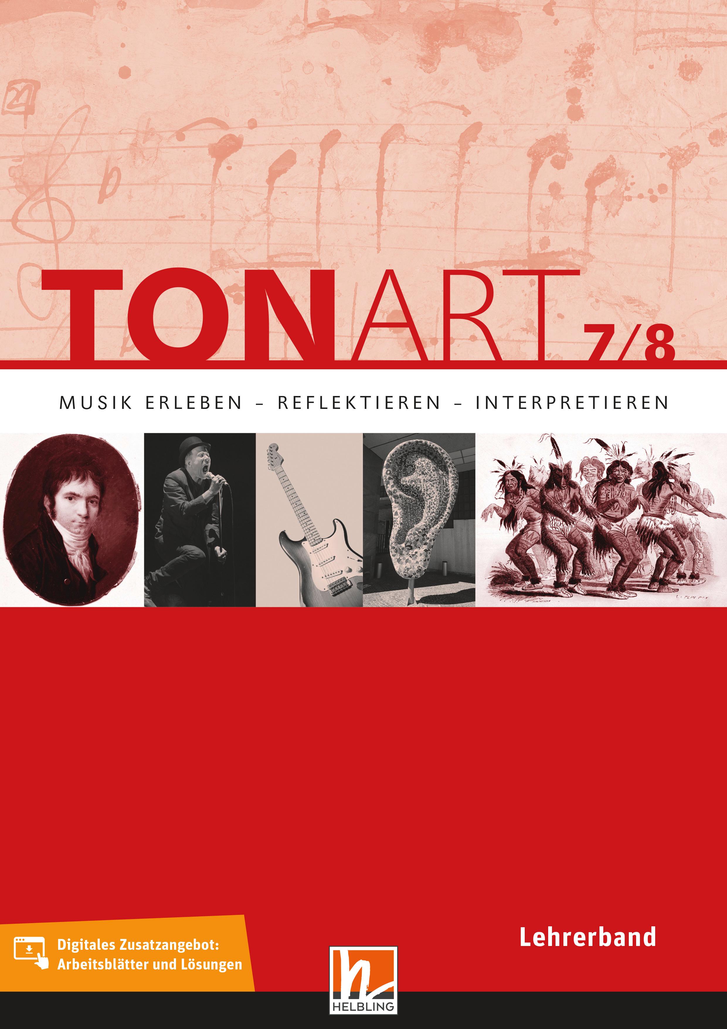 Vorderes Coverbild TONART 7/8. Lehrerband