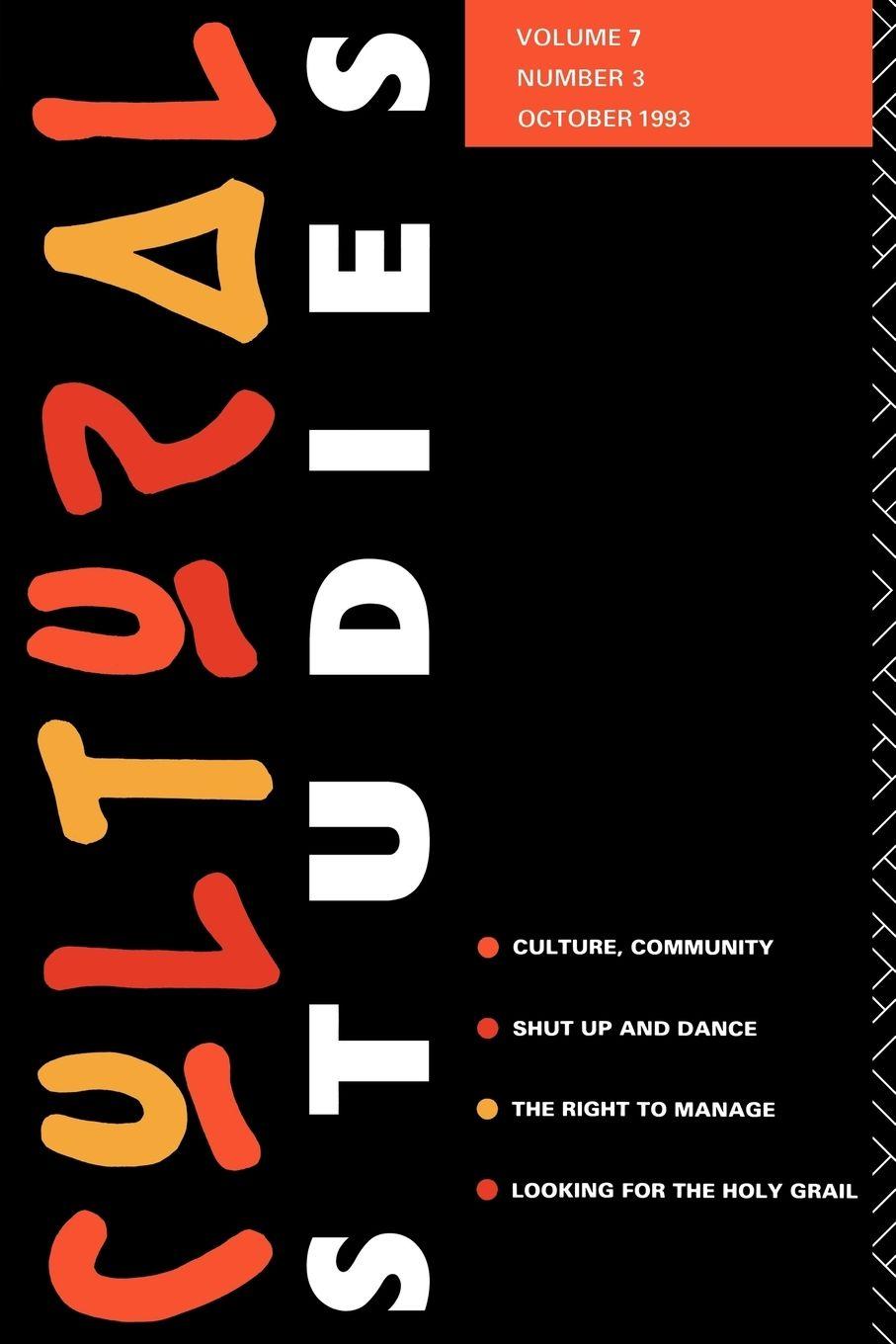 Vorderes Coverbild Cultural Studies