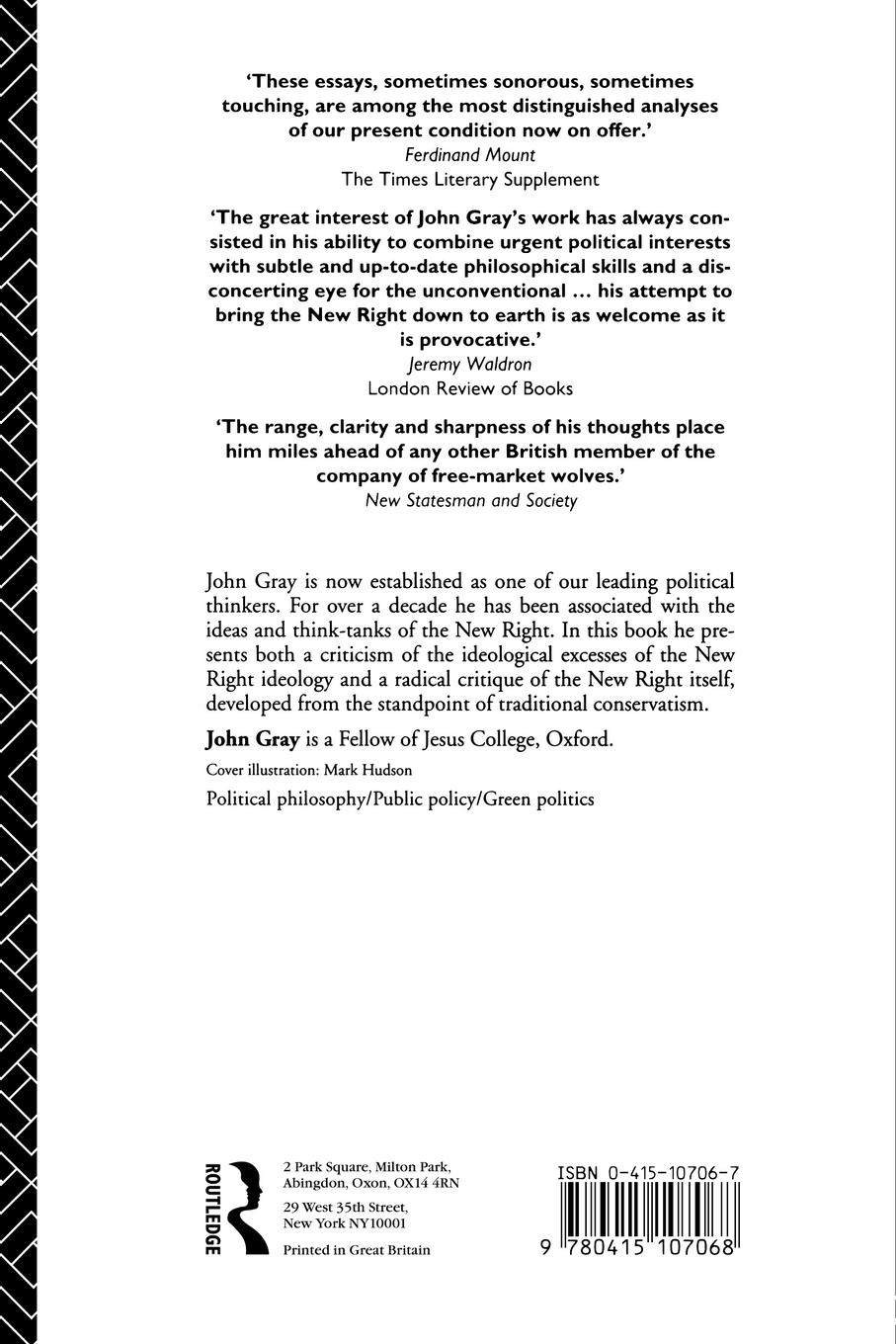 Rückseitencover Beyond the New Right