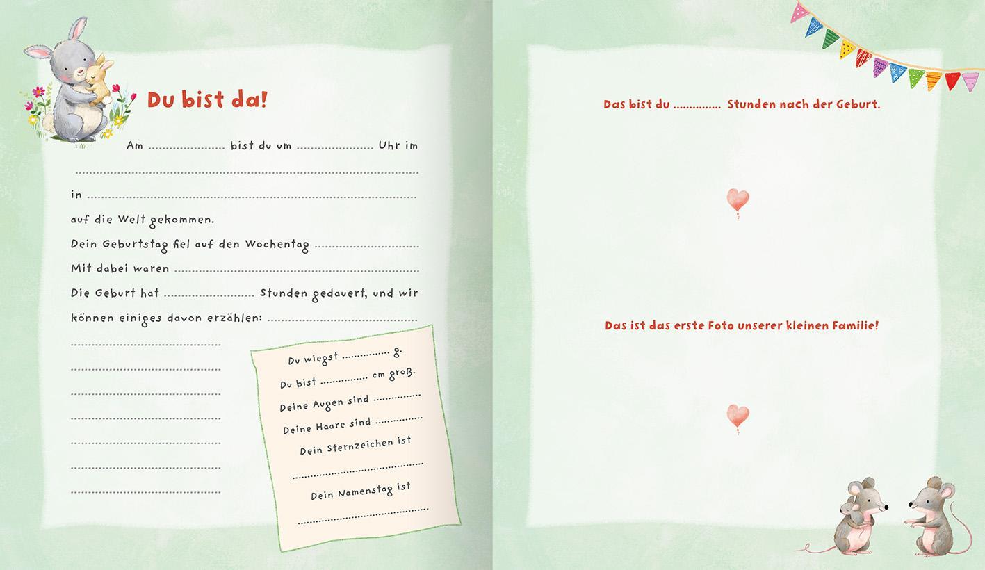 Beispielinhalt (Bild) Hurra, ich bin da!