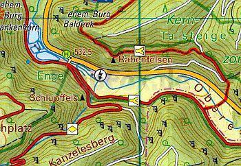 Beispielinhalt (Bild) Bad Urach - Großes Lautertal (West), Zwiefalten Wanderkarte 1:25000