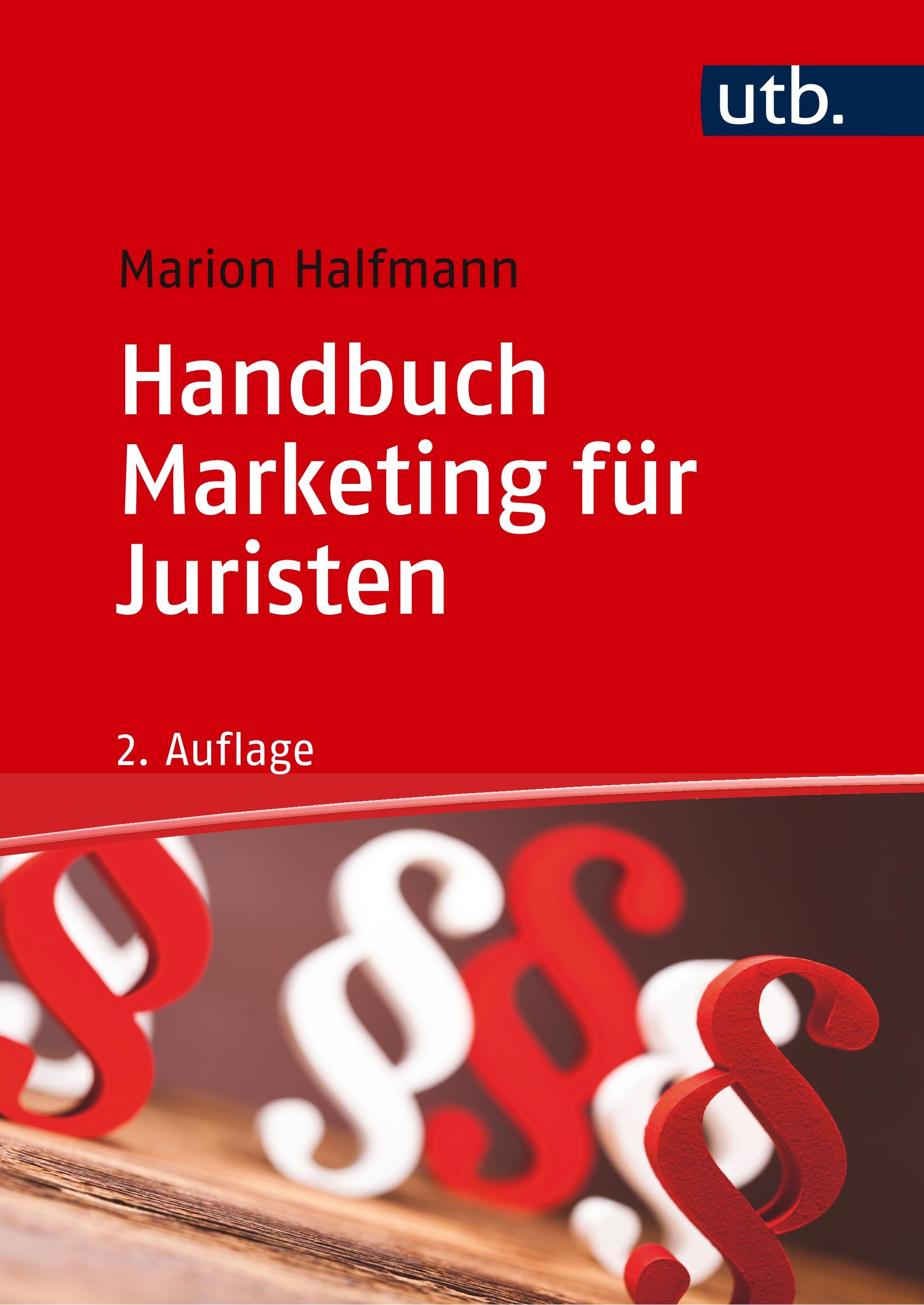 Vorderes Coverbild Handbuch Marketing für Juristen