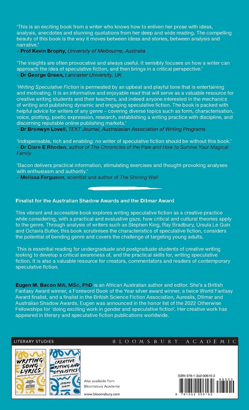 Rückseitencover Writing Speculative Fiction