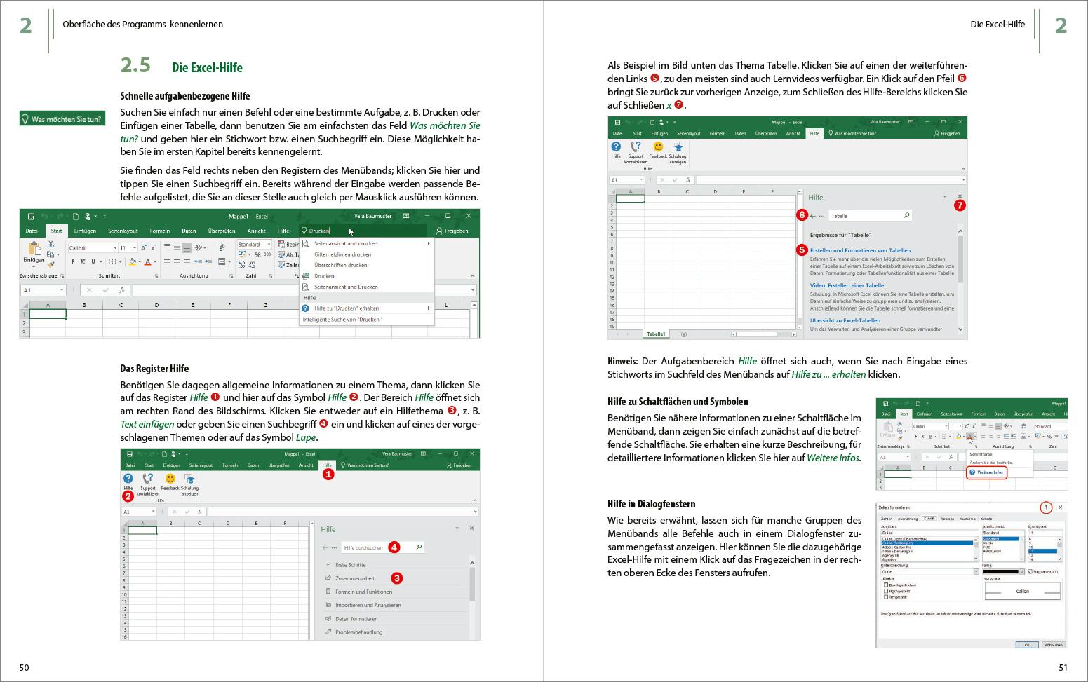 Beispielinhalt (Bild) Excel 2019 - Stufe 1: Grundlagen