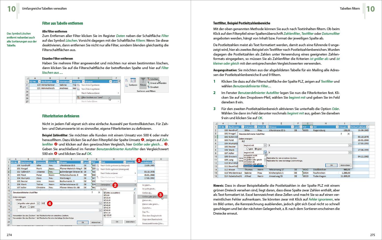 Beispielinhalt (Bild) Excel 2019 - Stufe 1: Grundlagen