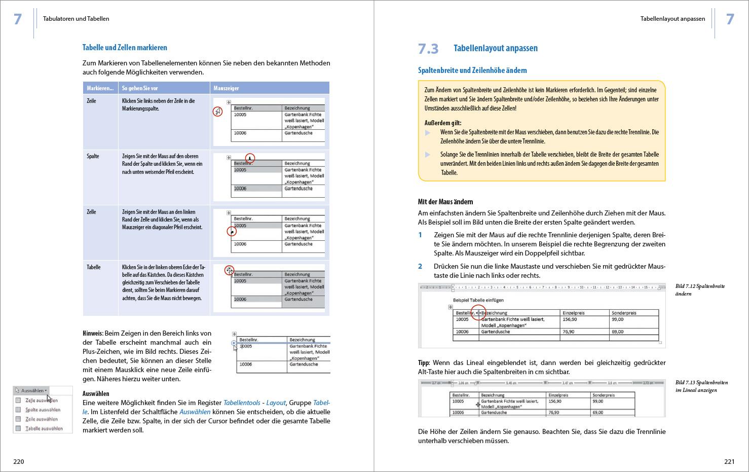 Beispielinhalt (Bild) Word 2019 - Stufe 1: Grundlagen