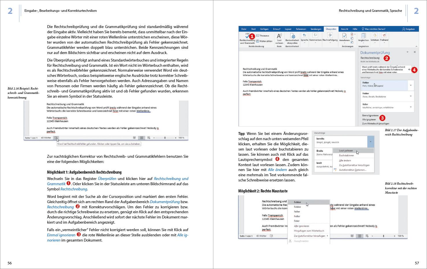 Beispielinhalt (Bild) Word 2019 - Stufe 1: Grundlagen