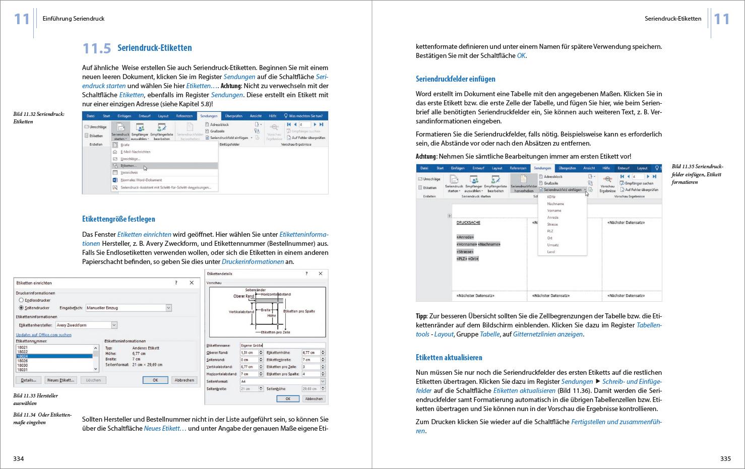 Beispielinhalt (Bild) Word 2019 - Stufe 1: Grundlagen