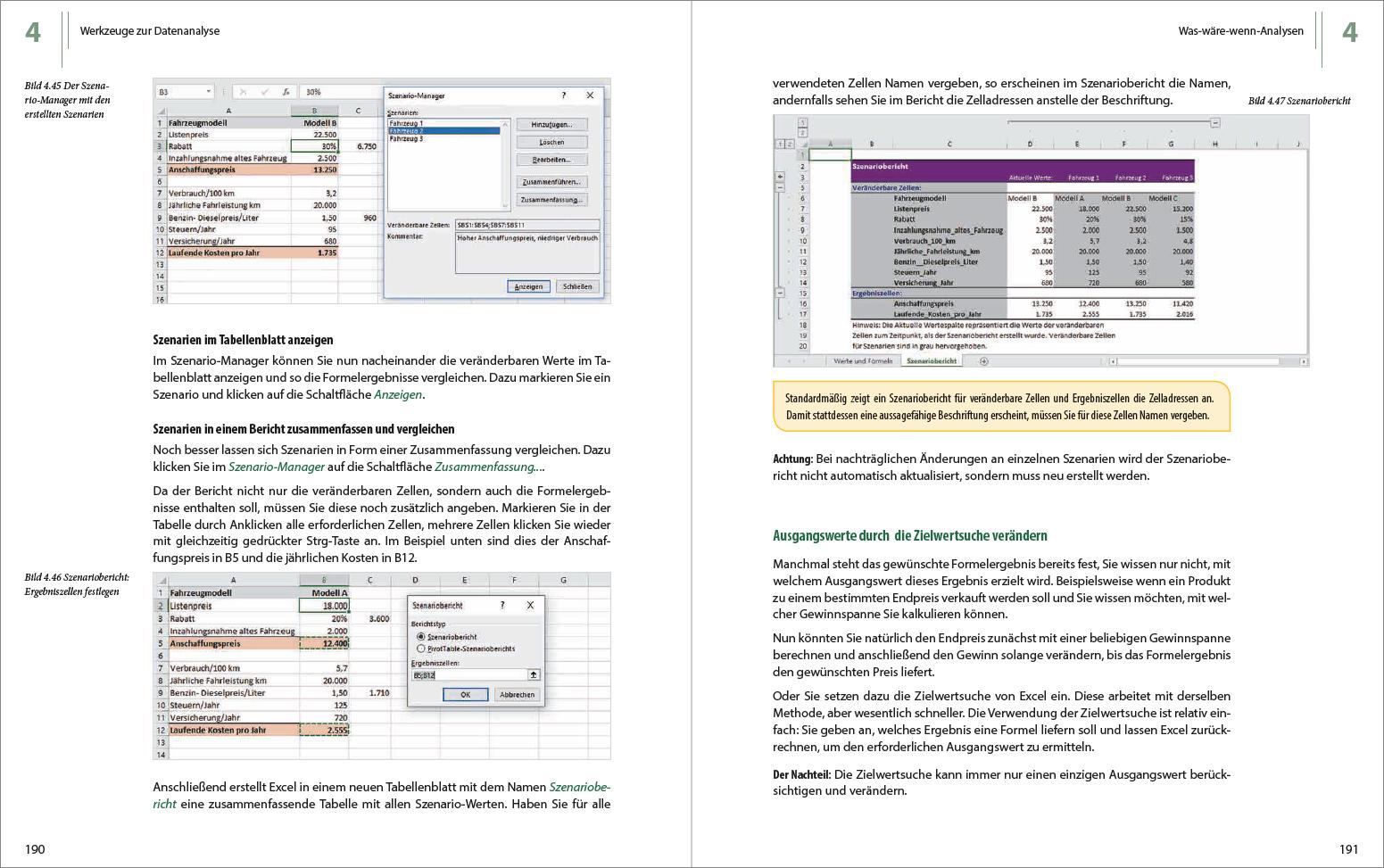 Beispielinhalt (Bild) Excel 2019 - Stufe 2: Aufbauwissen
