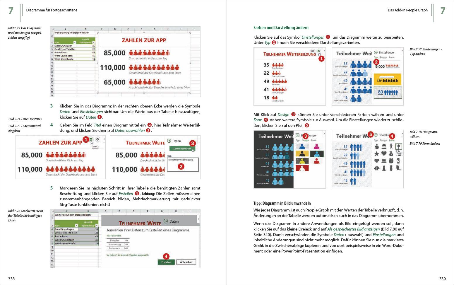Beispielinhalt (Bild) Excel 2019 - Stufe 2: Aufbauwissen