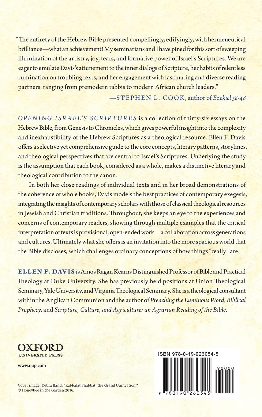 Rückseitencover Opening Israel's Scriptures